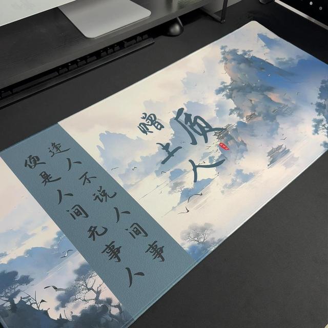 2026 Linkway  Large Cartoon Desk Mat Scratch-Proof Rubber Gaming Mouse Pad with Anime Sublimation Style in Stock