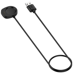 Cable de carga para reloj inteligente negro de 1m, cable magnético, repuesto de carga USB para <span class=keywords><strong>cargador</strong></span> <span class=keywords><strong>Amazfit</strong></span> 3 A2322, 1 metro - Product Image 1