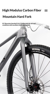 <span class=keywords><strong>Vélo</strong></span> de montagne en fibre de carbone M5 27,5/29 pouces, 12 vitesses M8100, frein à disque hydraulique 4 pistons, fourche en aluminium, XC Trail – Vente chaude usine - Product Image 4