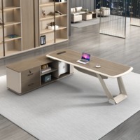 Nouveau bureau de travail en bois sur pied, style moderne et simple, beau et pratique, anti-rayures, durable, usage commercial, garantie 1 an