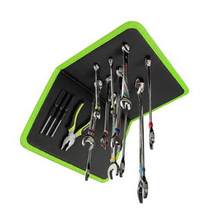 Ensemble de tapis magnétiques pour outils simili-Icon, plateau magnétique pour mécanicien, pour réparation automobile et atelier, rouge et noir, 3 pièces - Product Image 1