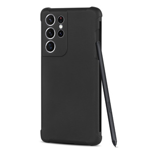เคสป้องกันการกระแทก TPU นิ่มใสใสสำหรับ <span class=keywords><strong>S</strong></span>-<span class=keywords><strong>Pen</strong></span> สำหรับ Samsung Galaxy <span class=keywords><strong>S21</strong></span> <span class=keywords><strong>Ultra</strong></span> 5G - Product Image 3