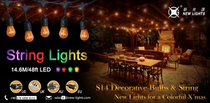 Đèn chiếu sáng ngoài trời chống nước <span class=keywords><strong>IP65</strong></span> 110v 220v 10 15 24 bóng đèn S14 G45 trang trí bằng nhựa LED, đèn dây LED - Product Image 6