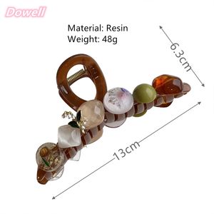 DOWELL Vente en gros Style français rétro haut de gamme pince à cheveux pince à cheveux décoration de cheveux pour filles pour la fête quotidienne - Product Image 2