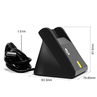 Lector de Tarjetas Bancarias USB ZOWEETEK, Lector y Grabador de Tarjetas Inteligentes EMV ISO 7816, Lector y Grabador de Tarjetas con Chip IC SIM para ATM
