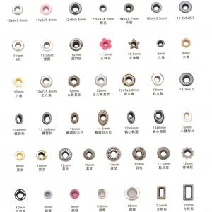Œillets décoratifs personnalisés en métal, formes ronde, hexagonale et étoile, pour chaussures, vêtements, sacs et projets de bricolage - Product Image 2