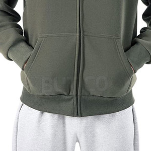 Custom Men Full <b>Zipper</b> Hoodies Sweatshirt Solid Full <b>Zipper</b> Hoodie Casual HipHop Full <b>Zipper</b> Hoodie - Product Image 6