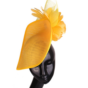 Thiết kế mới chất lượng cao widebrim mũ nón fascinator Wedding party Bridal hat phụ nữ hat phụ nữ fascinator Nhà thờ lễ mũ - Product Image 3