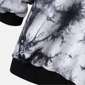 เสื้อสเวตเตอร์คอกลมแบบสวมหัวผ้าฝ้าย100% สำหรับผู้ชายเสื้อสเวตเตอร์แบบกำหนดเองย้อมสีล้วนดีไซน์ใหม่ล่าสุด2024 - Product Image 6