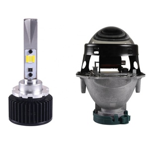 High Quality Hella-5 Bi LED Xenon <b>Projector</b> Lens 45W 4600LM 6000K+3000K Fog <b>Light</b> Car Accessories Headlight Bulb Vehicle Lamp - Product Image 1