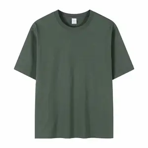 Luxury Quality Mens T-Shirts Hot Sale Cotton Loose Fit Little Drop Shoulder Brand Blank Men T Shirt Oversized