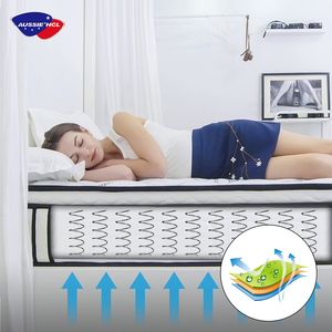 Colchón de espuma viscoelástica con cama plegable de pulgadas completas de calidad híbrida, colchón de muelles de bolsillo de Gel moderno doble King - Product Image 3