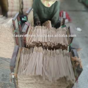 Varillas de incienso perfumadas blancas naturales de 8 pulgadas de alta calidad, difusor de aromaterapia de uso religioso de carbón de madera de 3mm de diámetro - Product Image 1