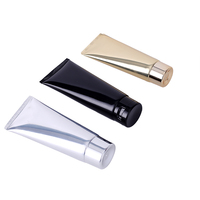 Lotion liquide dépilatoire, récipient cosmétique vide, pâte à dentifrice, tube rechargeable, 50ml, noir, vente en gros