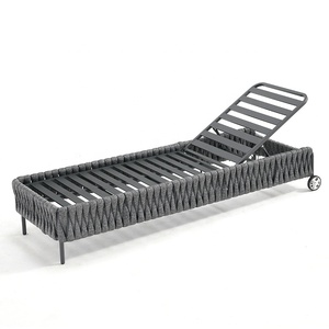 Chaise longue <span class=keywords><strong>de</strong></span> plage <span class=keywords><strong>en</strong></span> alliage d'<span class=keywords><strong>aluminium</strong></span> imperméable pour extérieur et dossier réglable, légère, pour balcon, <span class=keywords><strong>jardin</strong></span>, cour, mobilier <span class=keywords><strong>de</strong></span> balcon - Product Image 3