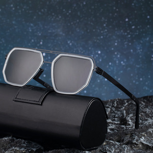 แว่นกันแดดโพลาไรซ์สำหรับผู้ชาย รุ่น My-98328 กรอบสีดำ เลนส์ TAC ป้องกันรังสียูวี 400 ป้องกันแสงสะท้อน สไตล์ตกปลา - Product Image 1