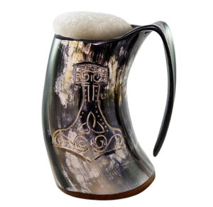 Ensemble de trois tasses en corne de buffle tasse en corne brune et noire naturelle pour bière vin en corne pour tasse à boire Viking - Product Image 6