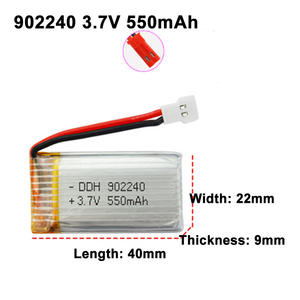 Mini Quadcopter/Drone Remote Control dengan Baterai Lithium Ion 3.7V yang Dapat Diisi Ulang Mainan Pesawat Model Anak-anak - Product Image 3