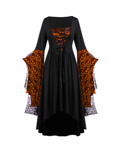 <span class=keywords><strong>Disfraz</strong></span> <span class=keywords><strong>de</strong></span> Vampiresa Medieval para Mujer, <span class=keywords><strong>Disfraz</strong></span> <span class=keywords><strong>de</strong></span> <span class=keywords><strong>Bruja</strong></span> Gótica <span class=keywords><strong>con</strong></span> Mangas <span class=keywords><strong>de</strong></span> Murciélago, Corsé <span class=keywords><strong>de</strong></span> Encaje <span class=keywords><strong>con</strong></span> Calavera, Vestidos <span class=keywords><strong>de</strong></span> <span class=keywords><strong>Bruja</strong></span> <span class=keywords><strong>de</strong></span> Poliéster - Product Image 4