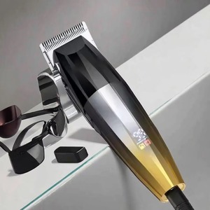 Tondeuse à cheveux professionnelle sans fil réglable à lame en T, rechargeable par USB, pour hommes, avec écran en anglais - Product Image 2