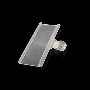 Clips de PVC con Cierre <span class=keywords><strong>a</strong></span> Presión para Etiquetas de Precio - Etiquetas Duraderas y Estables para Estantes de Tiendas, Supermercados, Hogares y Organización de Oficinas - Product Image 5
