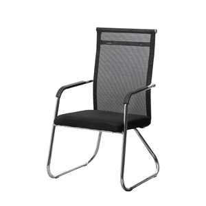 Chaise de bureau moderne et abordable en maille respirante, sans roulettes, pour conférence, réception et visiteurs - Product Image 2