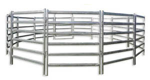 Painel de cerca galvanizado para curral de cavalo, painel revestido em pó para cerca de fazenda, metal e ferro, 6 pés x 10 pés, venda imperdível - Product Image 2