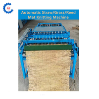 Machine à tisser les tapis de paille multi-cultures pour la fabrication de tapis en paille de riz, blé, maïs, sorgho, coques de maïs, canne de pampa, roseau et autres matières.