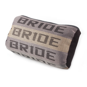 Bride Logo <b>Car</b> Racing Seat Headrest <b>Neck</b> <b>Pillow</b> Red Polyester Shoulder Pad - Product Image 4