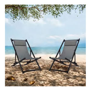 Hot <b>Sale</b> Adjustable Swimming Pool Aluminum Beach <b>Deck</b> <b>Chair</b> Outdoor Furniture Foldable Lounger - Product Image 3