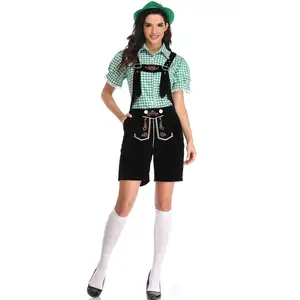 Oktoberfest Couple Lederhosen German Beer Bavarian Mens Womens Costume ecoparty dirndl tracht