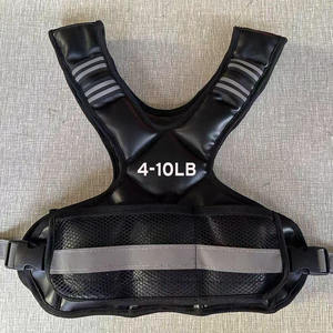 Gilet lesté réglable en fer et sable pour hommes et femmes - Durable et écologique pour la <span class=keywords><strong>musculation</strong></span>, la course à pied, le sport et le fitness - Product Image 1