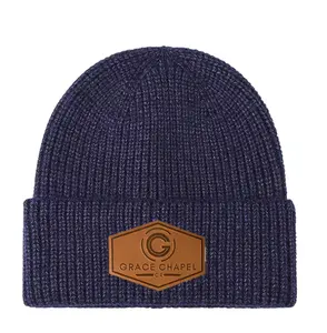 LOGO personnalisé chapeau Patch en cuir véritable timbre en relief étiquette en cuir pour vêtements sacs à main Jeans vêtement