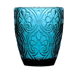 Bicchiere da acqua CORINTO LINE in vetro blu 300ml - Product Image 1