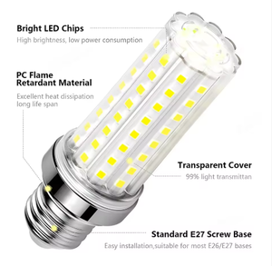 Chất lượng cao thay đổi màu sắc dẫn Ngô bóng đèn E27 E14 AC220V 24W 30W 48W cho bàn và trong nhà quạt trần chiếu sáng - Product Image 5