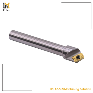 أداة تفريز مستقيمة بزاوية <span class=keywords><strong>45</strong></span> درجة SSKC20-20-130N لشفرات ADMT1603، أداة تفريز CNC ذات ساق مستقيمة لعمل الشقوق على شكل V - Product Image 1