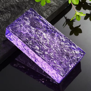 Custom Pattern Glass Brick Solid/Hollow Options for Home Interiors Commercial Walls-for Bathrooms <b>Kitchens</b> Outdoors Living Rooms - Product Image 1