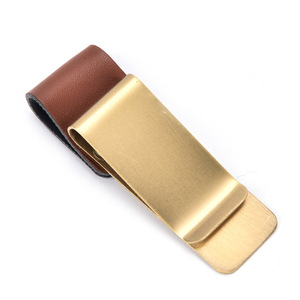 Adecuado para viajeros, accesorios para cuadernos, clip para bolígrafo, monedero y tarjetero de cuero PU, bolígrafo retro de cuero y acero inoxidable. - Product Image 3