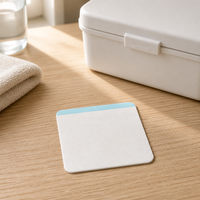 Parche Adhesivo en Blanco, Hipoalergénico, de Tela No Tejida, Fácil de Despegar, Amigable con la Piel, Tamaño Personalizado Disponible, Suministro OEM al por Mayor