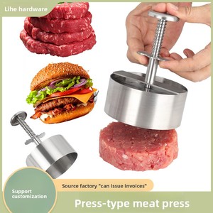 <span class=keywords><strong>Prensa</strong></span> <span class=keywords><strong>para</strong></span> <span class=keywords><strong>Hamburguesas</strong></span> de Acero Inoxidable con Revestimiento Antiadherente <span class=keywords><strong>Manual</strong></span>, <span class=keywords><strong>para</strong></span> <span class=keywords><strong>Hamburguesas</strong></span> Redondas, Herramienta de Cocina - Product Image 5
