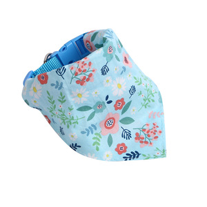 Kalung Hewan Peliharaan Model Segitiga Bahan Nilon Baru untuk Anjing dan Kucing, Dilengkapi Tali Dada dan Tali Leher untuk Berjalan - Product Image 5