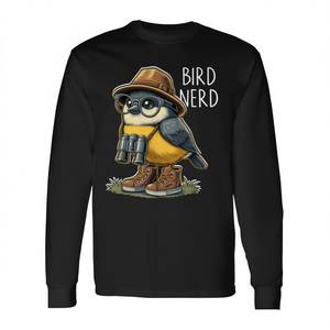 Bird Nerd Bird <b>Watching</b> Long Sleeve T-Shirt For Bird Lover And Birdwatcher - Product Image 2