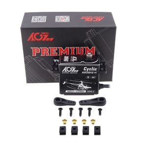 Offres Spéciales AGFRC Servo Heli cyclique vitesse rapide 0.038Sec engrenage en acier plateau oscillant 30KG sans brosse pour hélicoptère - Product Image 1