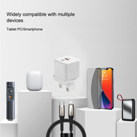 UK US EU Original USB-C adaptateur secteur charge rapide type-c PD 18W 20W câble chargeur pour iPhone chargeur câble