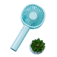 Summer 3-Speed USB Rechargeable Mini Hand Fan Portable Plastic Ceiling Table Fan for Car Outdoor Hotel Use Air Cooling Function