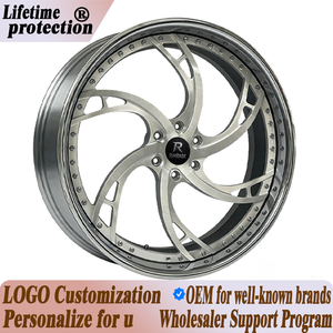 Llantas forjadas personalizadas de aleación cóncava de 17-26 pulgadas 5x120 para Rucci 39BANKS BMW M3 Mercedes Cadillac BMW Tesla Toyota Ford Raptor - Product Image 1
