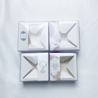 Boîte à savon en gros avec fenêtre transparente, emballage de cartouche, boîte à tiroir en carton personnalisée imprimée