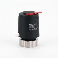 Actionneur de chauffage électrique 230V NC M30x1.5mm IP54 pour collecteur de chauffage par le sol