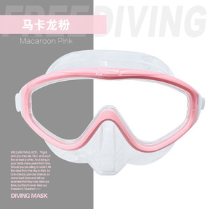 Masque de plongée à faible volume, une seule fenêtre, lentille en verre trempé, pour adultes, sports nautiques, apnée - Product Image 5