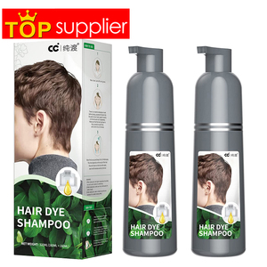 Completamente fabbrica OEM personalizzare il vostro marchio di imballaggio tinture per capelli Shampoo bustina uso domestico veloce tinture per capelli neri - Product Image 3